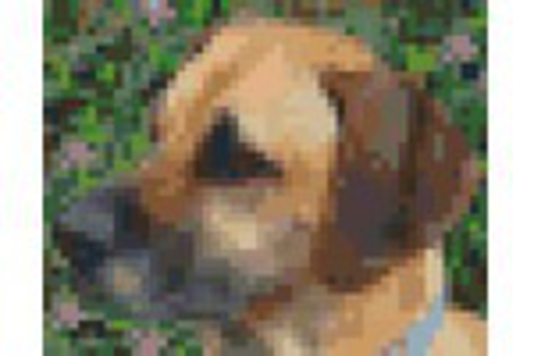 Dog Kenya One [1] Baseplate PixelHobby Mini-mosaic Art Kit image 0